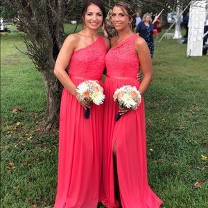 David’s bridal bridesmaid dress